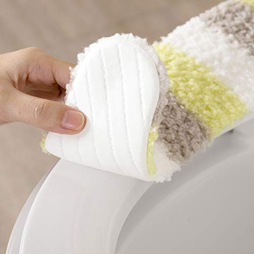 Xinxinchaoshi WC Sitzbezüge WC-Sitzkissen-Paste WC-Sitz Badezimmer Waschbar WC-Sitz verdickte WC-Sitz Sitz Washer Wiederholt Sticky WC-Sitz Toilettenreiniger WC-Sitzkissen Toilettensitzabdeckung – Bild 7