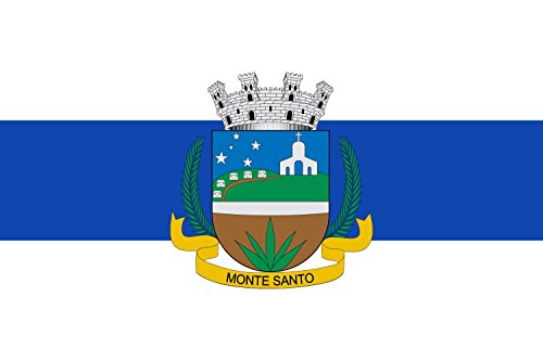 Drapeau Large Monte Santo BA grand pavillon résistant pour façade et mât