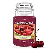 Yankee Candle bougie parfumée Cerise griotte | Format jarre | Bougie longue durée jusqu...