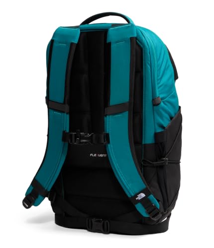 Image of The North Face Borealis Commuter Laptop Backpack - Water Repellent, Laptop Sleeve, Large Main Compartment, Restorative Teal /TNF Black /Pacific Teal, One Size