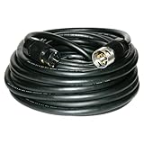 CEP Construction Electrical Products 6400S 100-Feet Black Rubber Alloy Temporary Power Cord with 50-Amp Plug Ends