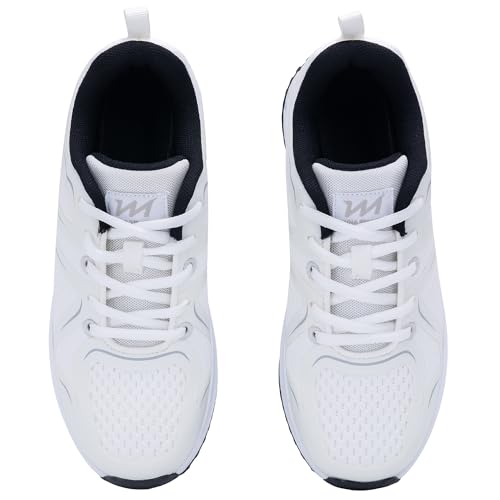 PERSOUL Womens Walking Shoes with Arch Support Plantar Fasciitis Tennis Sneakers Orthotic Shoes for Foot Pain Relief Size 6-114