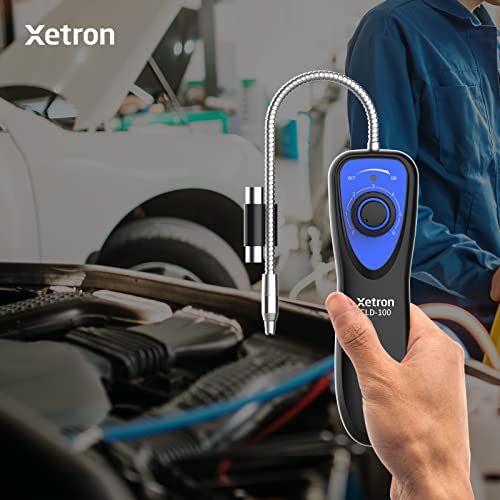 Xetron Hvac Refrigerant Leak Detector With Uv Led,Automotive Ac [R134A R410A R22 R1234Yf] Freon Sniff Halogen Gas Leak Detector, 6 Adjustable Sensitivity, Cfcs Hcfcs Hfcs Hfos Cld-100Uv #TOP7