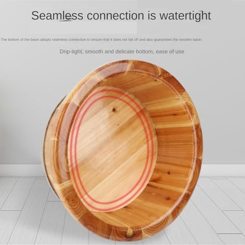 Barril de madera para spa de pies miniatura 3