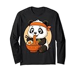 Photo Gallery kawaii panda mangiare ramen grafica panda giapponese grafica maglia a manica Photo Gallery kawaii panda mangiare ramen grafica panda giapponese grafica maglia a manica