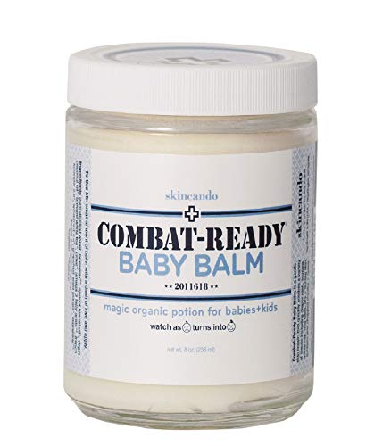 Combat Ready BABY BALM - 8oz By Skincando â€“ All Natural - Moisturizer for Babies â€“ Diaper Rash - Eczema - Cradle Cap - Dry Skin