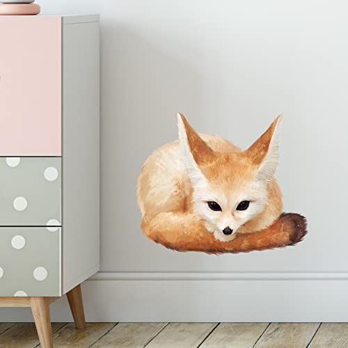 Vinilo decorativo animal zorrito Fennec Fox removible miniatura 3