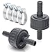 Produktbild Villkin Rückschlagventile (2 Stück) 13mm mit 4 Schlauchschellen - sperren Rückfluss von Abwasser aus Waschmaschine