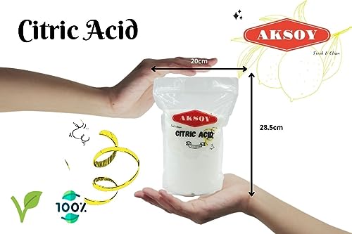 Citric Acid Food Grade 500gr || Non-GMO, Anhydrous, Make Your Own BathBomb, No Additives, Sour Drinks, Household Cleaning with Citric Acid Powder (Packaging may vary)