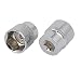 Aexit 1/2-inch Square Hand Operated Tools Drive 1-1/8-inch 6 Point Impact Socket Silver Tone 2pcs Model:68as383qo487