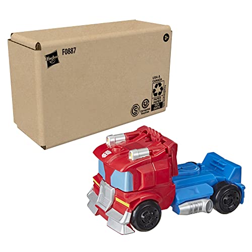 Transformers Playskool Heroes Rescue Bots Academy Team Optimus Prime, 4.5-Inch Action Figure, Kids Converting Robot Toy, Ages 3+ (Amazon Exclusive) - image 3