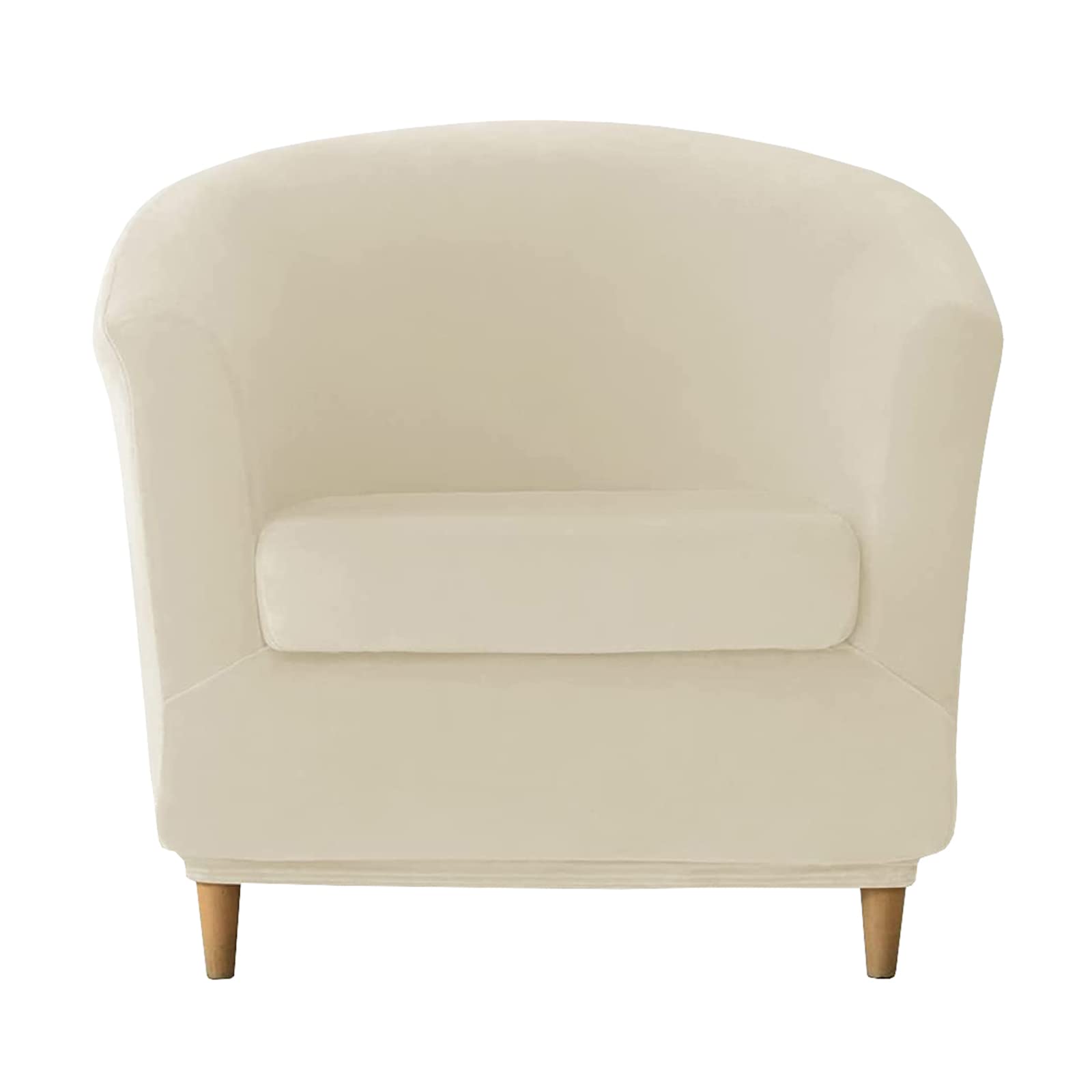 Lot de 2 housses de fauteuil club extensibles pour chaise cocktail