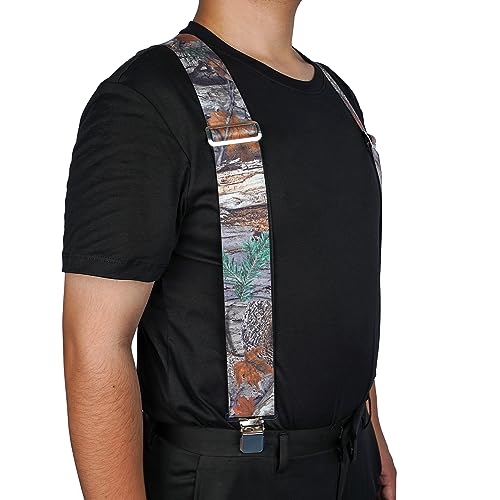 Image of MELOTOUGH Men's Suspenders w /Clip Heavy Duty suspenders for men Big and Tall Work suspenders for Jeans