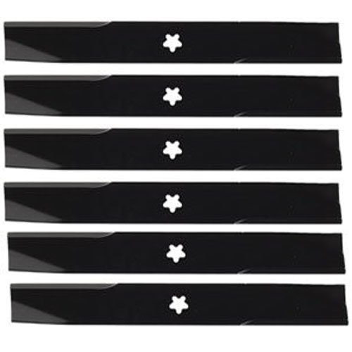 (6 Pack) Aftermarket Premium Replacement High Lift Lawn Mower Deck Blade fits Husqvarna 13-21 | 18" x 2 ½"