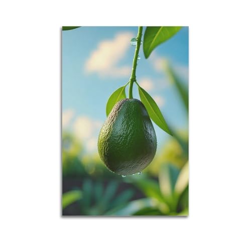 Poster avocat sur branche toile suspendue prete a poser 60x90