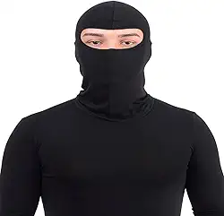 Touca Para Motoboy Balaclava Touca Ninja Motoqueiro, Máscara, Bandana,Touca Tática (PRETO)