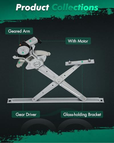 Image of SCITOO Power Window Regulator w /Motor for Mitsubishi Outlander 2014-2019