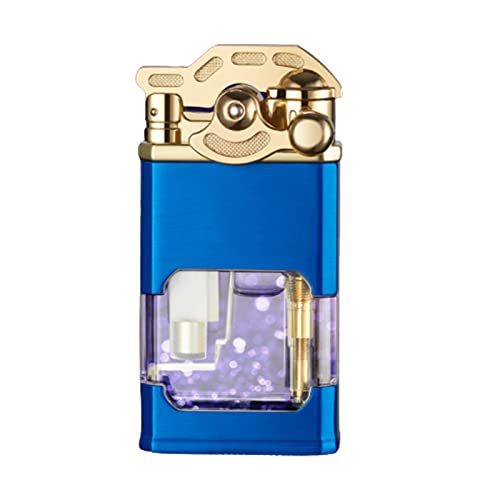 Briquet pour cigares à meule rétro en métal pour soirées et dégustations outdoor