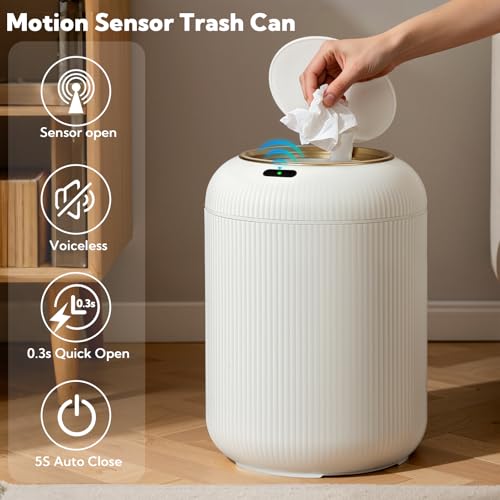Bote de basura automático con sensor de movimiento 3 gal 2 unidades miniatura 3
