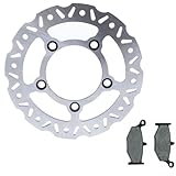 Rear Brake Disc Rotor and Brake Pads for Suzuki GSXR600 GSXR750 2006-2010 and GSXR1000 2007 2008, GSXR 600 750 1000