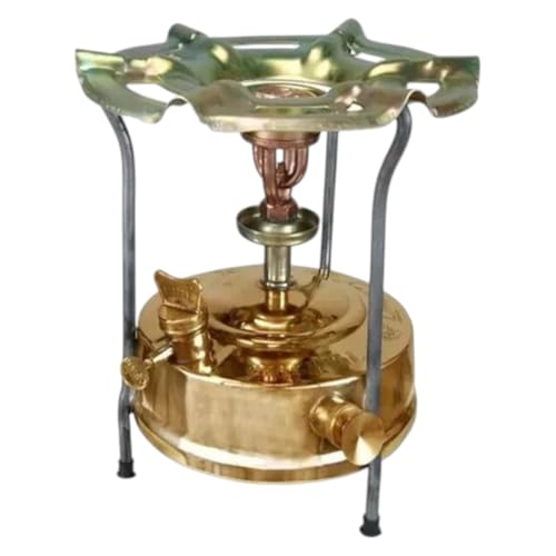 Kerosene Pressure Stove 1 Liter Capacity Brass and Iron Construction Portable Camping Stove
