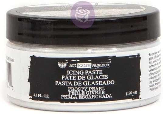 Prima Marketing Finnabair Art Extravagance Icing Paste 120ml Jar-Frost/Pearl
