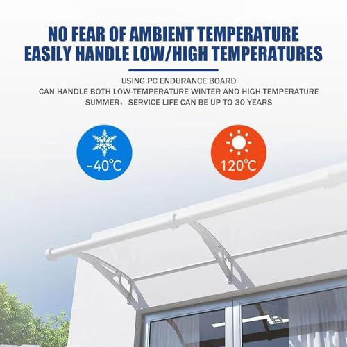 Solution d'ombrage extérieur pour fenêtre avec auvent de porte alu