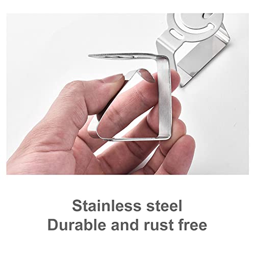 Rumtut Tablecloth Clips, 8 Pack Stainless Steel Tablecloth Clamp Table Cloth Holders For Party Picnics Outdoor #TOP5