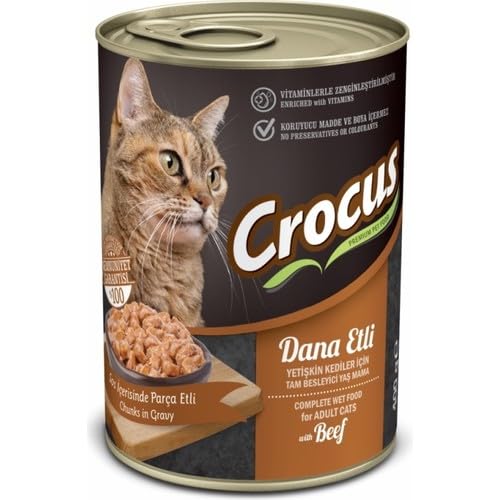 CROCUS Yet. Kedi Dana Etli Yaş Mama 400G, 855-093