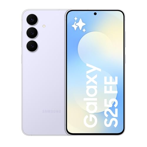 Samsung Galaxy S25 FE Smartphone AI, 3 anni di Garanzia del produttore, Display Dynamic AMOLED 2X 6.7'', Fotocamera 50MP, IP68, 8GB RAM, 256GB, Batteria a lunga durata, Icyblue [Versione Italiana]