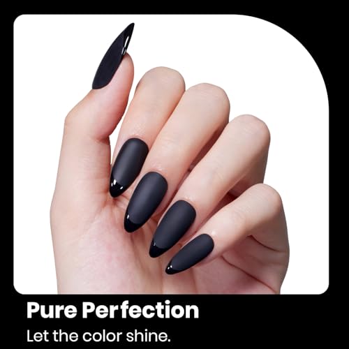 Image of Beetles Black Gel Nail Polish -15ml Audrey Black Gel Polish Soak Off UV LED Needed Nail Art Summer Manicure Salon DIY Design at Home Gifts for Woman
