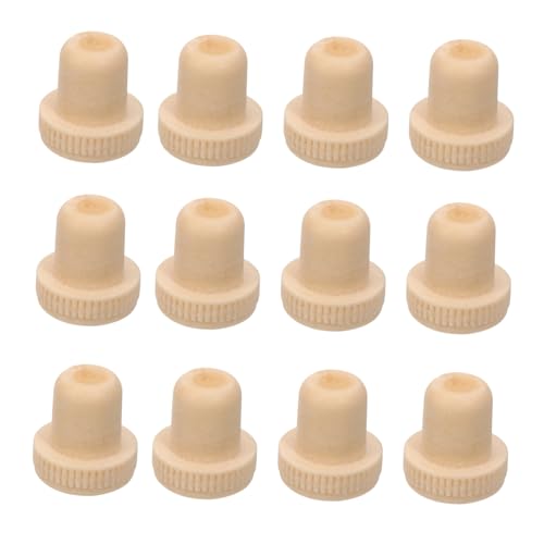 VALICLUD 12 piezas Tapones de Vino Tapón de Corcho de Alta Polimerización Sellado Reutilizable para Botellas de Vino Agua Mineral y Aceite Ecológicos y Seguros