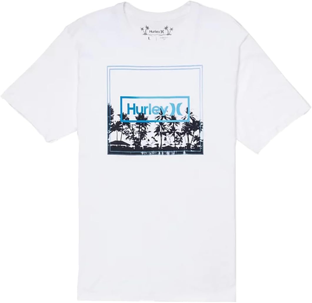 Hurley Everyday Newspaper T-Shirt - White