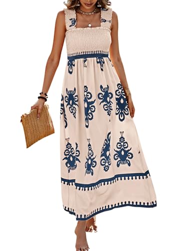 Image of PRETTYGARDEN Women's Sleveless Boho Maxi Dress