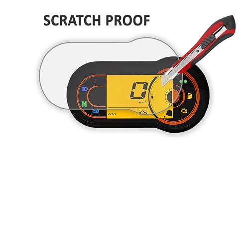 Image of SCREEN GUARD FOR HERO HF DELUX PRO 2025-2026 Bike /DeluxePro Display Accessories Protector /Scratch Resistant /Water Resistant / [Not Tempered Glass]