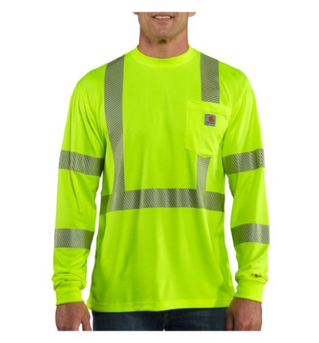 Carhartt Mens HV Force Relaxed LS Class 3 T-Shirt product thumbnail 4
