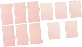 BESTOYARD 2 Conjuntos De Abas De Bloco De Notas Etiquetas De Bloco De Notas Fichário Suprimentos Divisórias Para Fichário Divisórias Destacáveis Marcadores De Página Coloridos