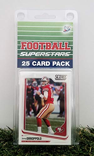 San Francisco 49ers- (25) Card Pack NFL Football Different Niner Superstars Starter Kit! Comes in Souvenir Case! Great Mix of Modern & Vintage Players for The Super 49ers Fan! by 3bros
