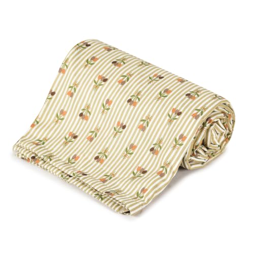 Image of Amazon Brand - Umi Double Bed Dohar Blanket Cotton 160 TC | AC Quilt 84x96 Inches | Three Layer Soft Lightweight Comforter | Trendy Elegant Bedspread