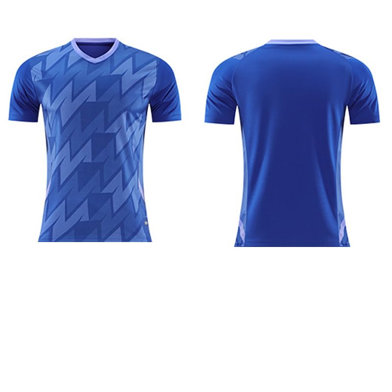 Football Training Jersey Soccer Jersey for Soccer Fans for Men Women Blue
