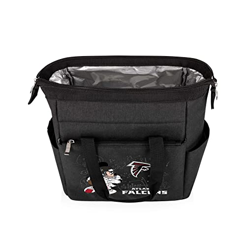 Image of PICNIC TIME NFL Mickey Mouse On The Go Lunch Bag - Soft Cooler Lunch Box - Insulated Lunch Bag, (Black)