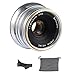 Produktbild 7artisans 25mm F1.8 Manueller Fokus Prime Fixiertes Objektiv für Olympus for Panasonic Micro Four Thirds MFT m4/3 Kameras - Silber