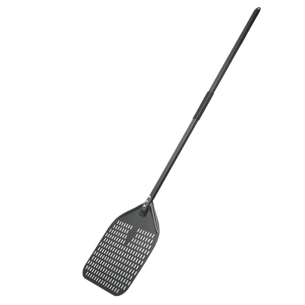 Pala Per Pizza Pala for pizza da 12/13/14 pollici con manico lungo, pala for in lega(13 inch Black)