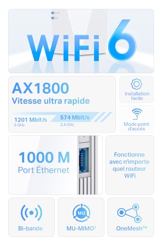 TP LINK TPLINK REPEATER RE600X - vue 3