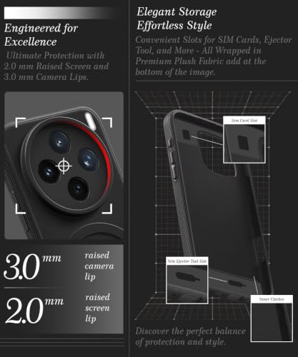 Image of WOW IMAGINE Back Case Cover for Vivo X200T 5G | Soft Matte Silicone Case| Slim Fit & Shockproof | Camera Protection Bumper Cover (Black)