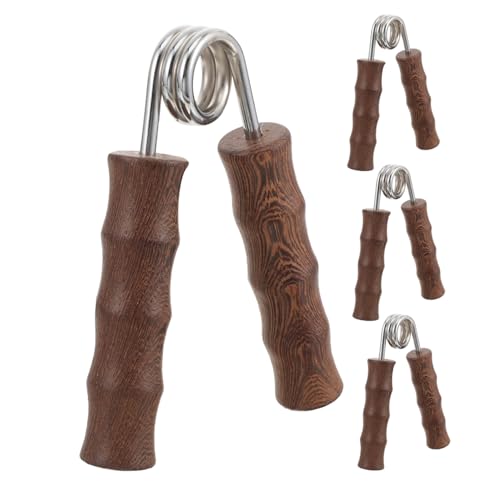 Rééducation main et poignet : pack entraîneur de poignée en bois 4 pièces