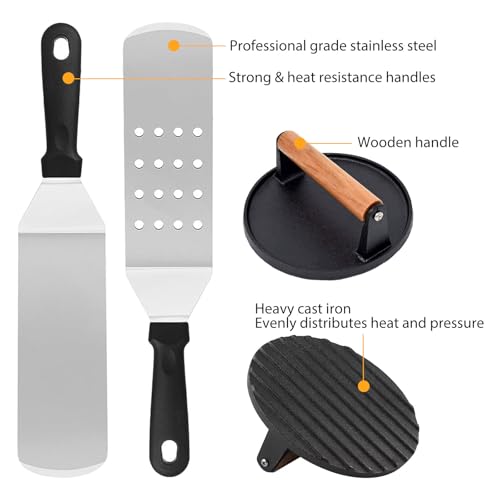 31pcs-Griddle-Accessories-Utensils-Kit-Flat-Top-Grill-Accessory-Set-for-Blackstone-Camp-Chef-Grill-Spatula-Set-with-Burger-Press-Brushes-Scraper-etc-for-Outdoor-Barbecue-Men-Gift