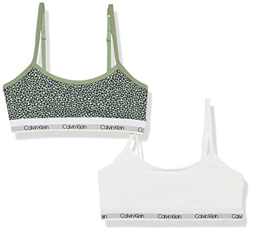 Calvin Klein Girls' Crop Training Bra 2 Pack