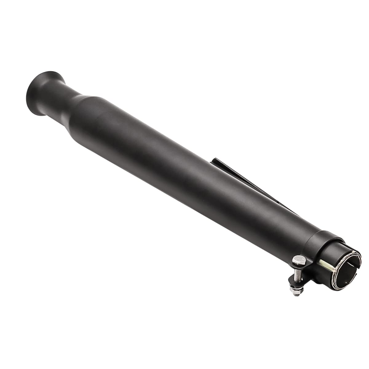 Universeller Motorrad-Auspuff zum Aufstecken 38 mm, 40 mm, 42 mm, Auspuff, für Motorrad, leise, leise, für Dirt Bike, Street Bike, Scooter, Cafe Racer (schwarz)