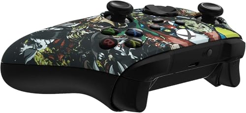 Image of Custom Controllerzz Wireless Controller for Microsoft Xbox Series X /S & Xbox One - Custom Soft Touch Feel - Custom Xbox Series X /S Controller (X /S Scary Party)